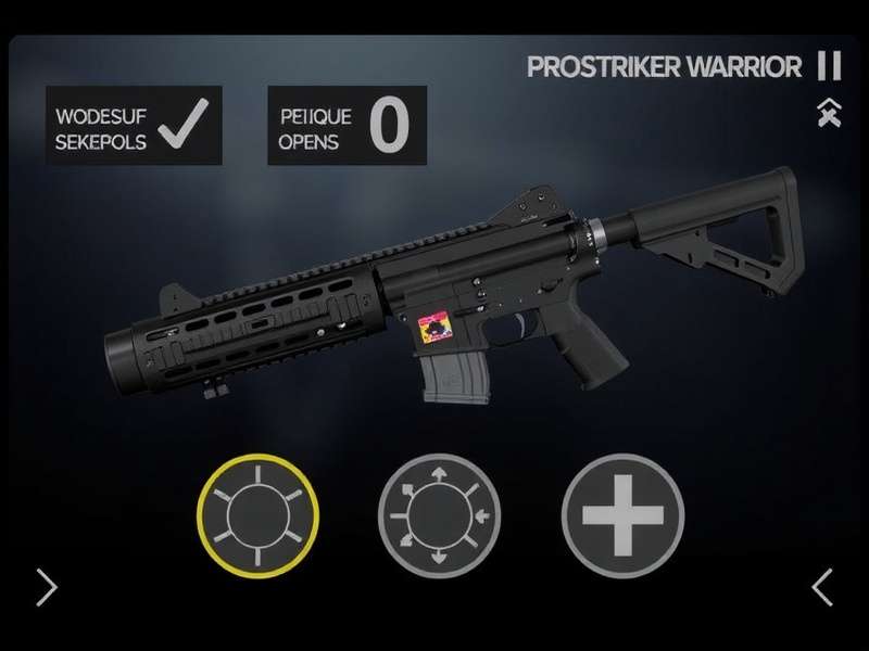 Game Control Scheme Pro Striker Warrior Controls